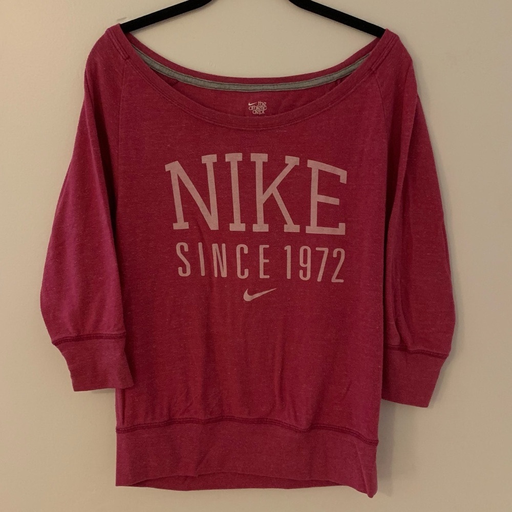 Pink Nike Long Sleeve Shirt
